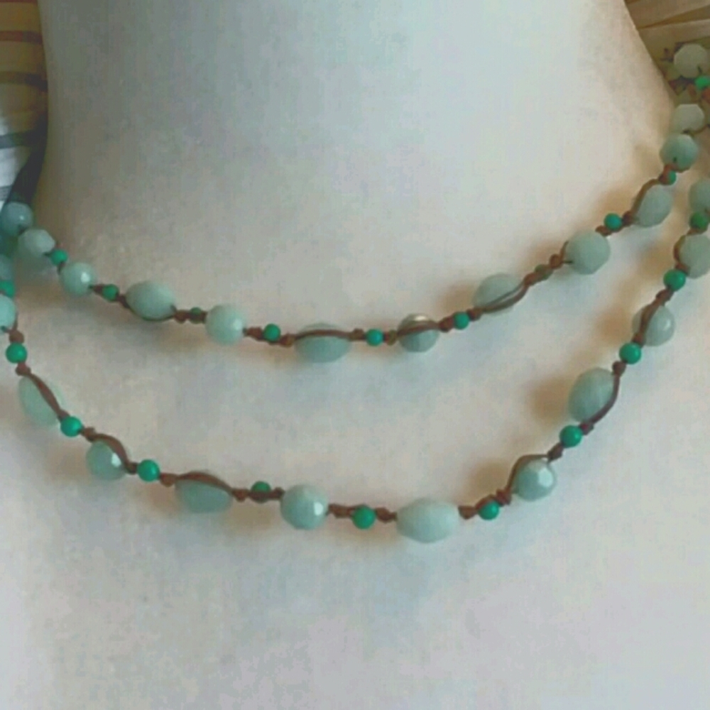Amazonite Necklace Designs by Ch. Lovin